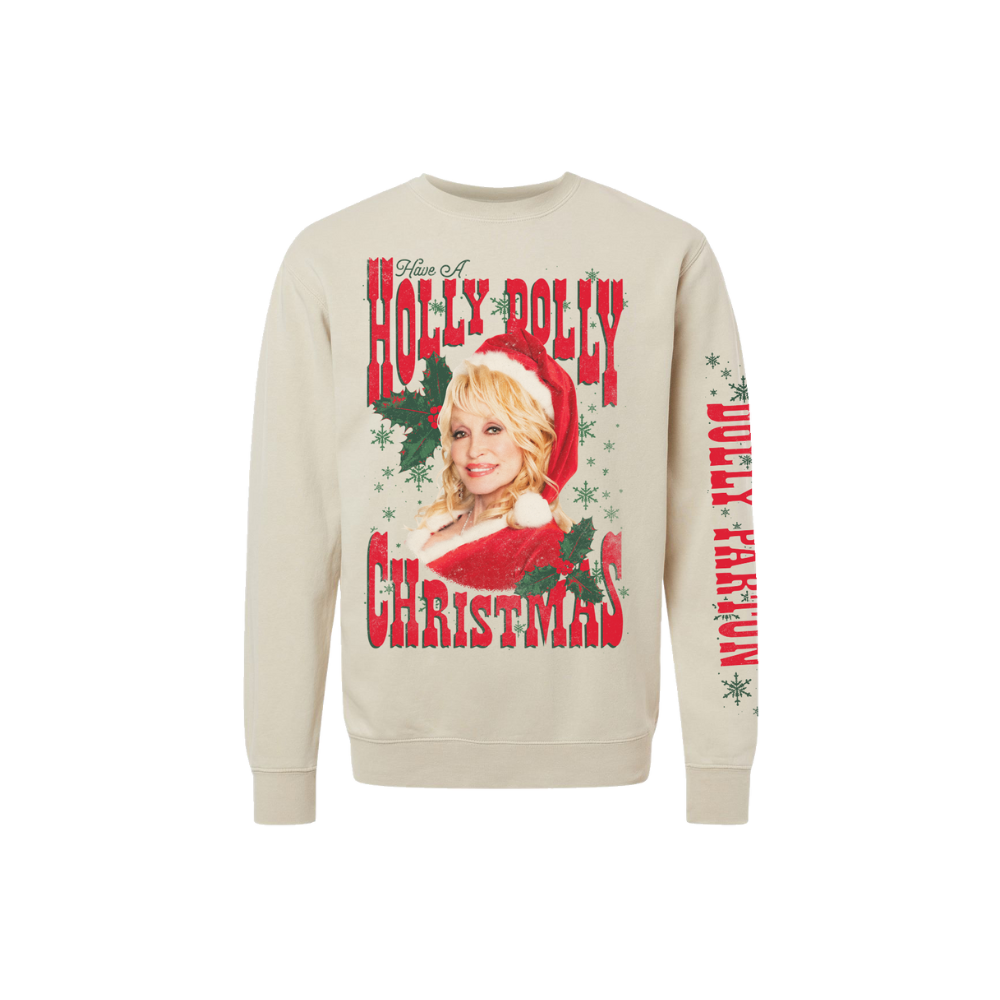 Holly Dolly Christmas Crewneck - Crewneck