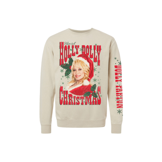 Holly Dolly Christmas Crewneck - Crewneck