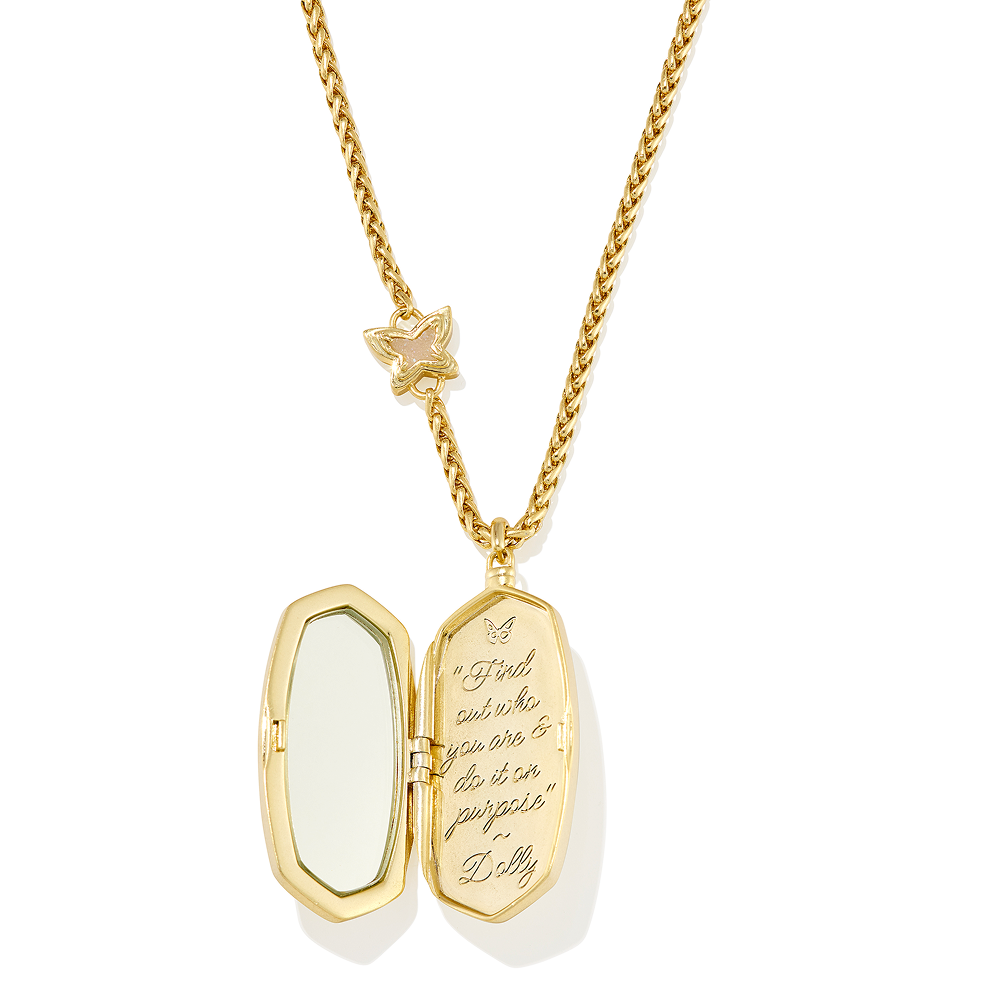KENDRA SCOTT DOLLY PARTON DANIELLE LOCKET NECKLACE)-2