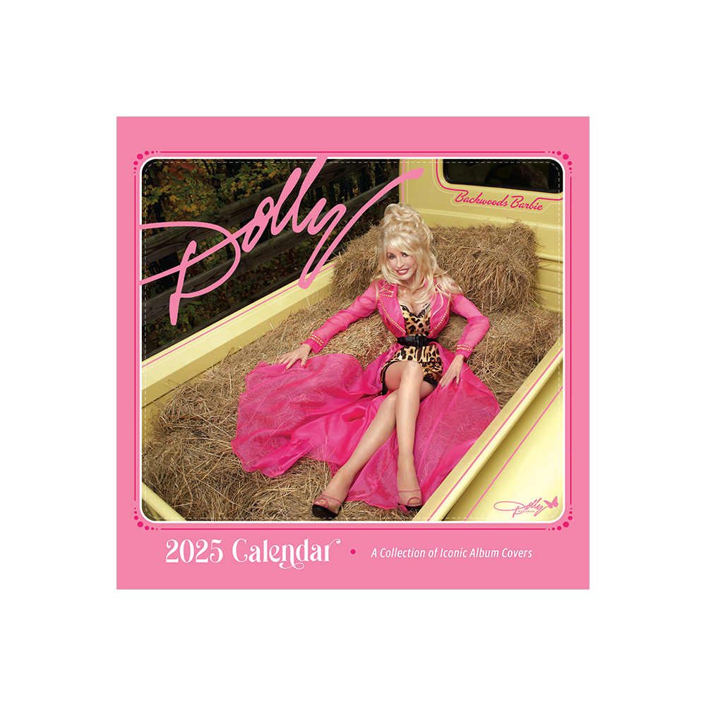 Official Dolly Parton Merchandise. A year’s worth of Dolly Parton’s iconic album and single covers over the course of her musical career. The full-color images and QR codes that link to her music make the calendar a wonderful addition to any room or office.