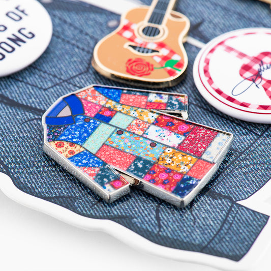 Dolly Parton Pin Set Denim Jacket - Set of 6-2