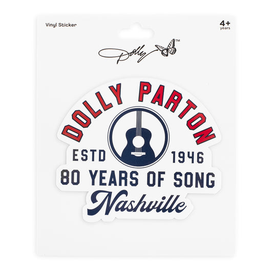 Dolly Parton Sticker 80 Years of Song-2