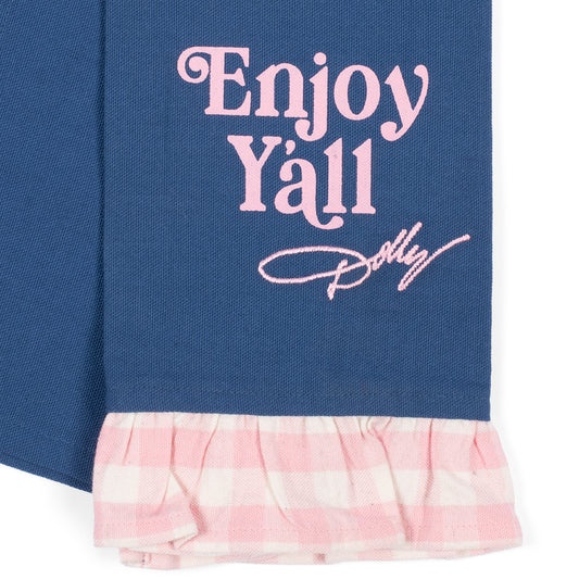 Dolly Parton Tea Towel Good Lookin' Cookin' Gingham-2
