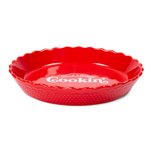 Dolly Parton Pie Dish Good Lookin' Cookin' - -