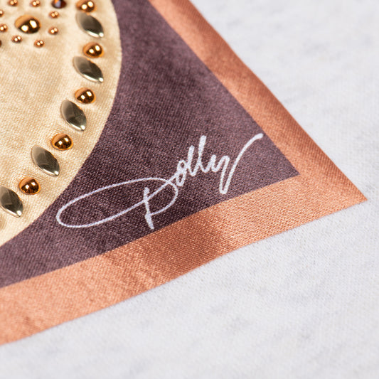 Dolly Parton Guitar Pullover Satin Jeweled-6