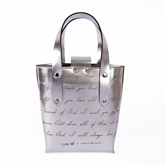 Dolly Parton x Morgan Rhea “I Will Always Love You” Silver Avie Lee Handbag