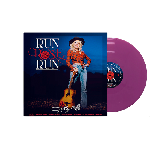 Limited Edition Violet Vinyl Record - Run Rose Run Purple Record for Collectors