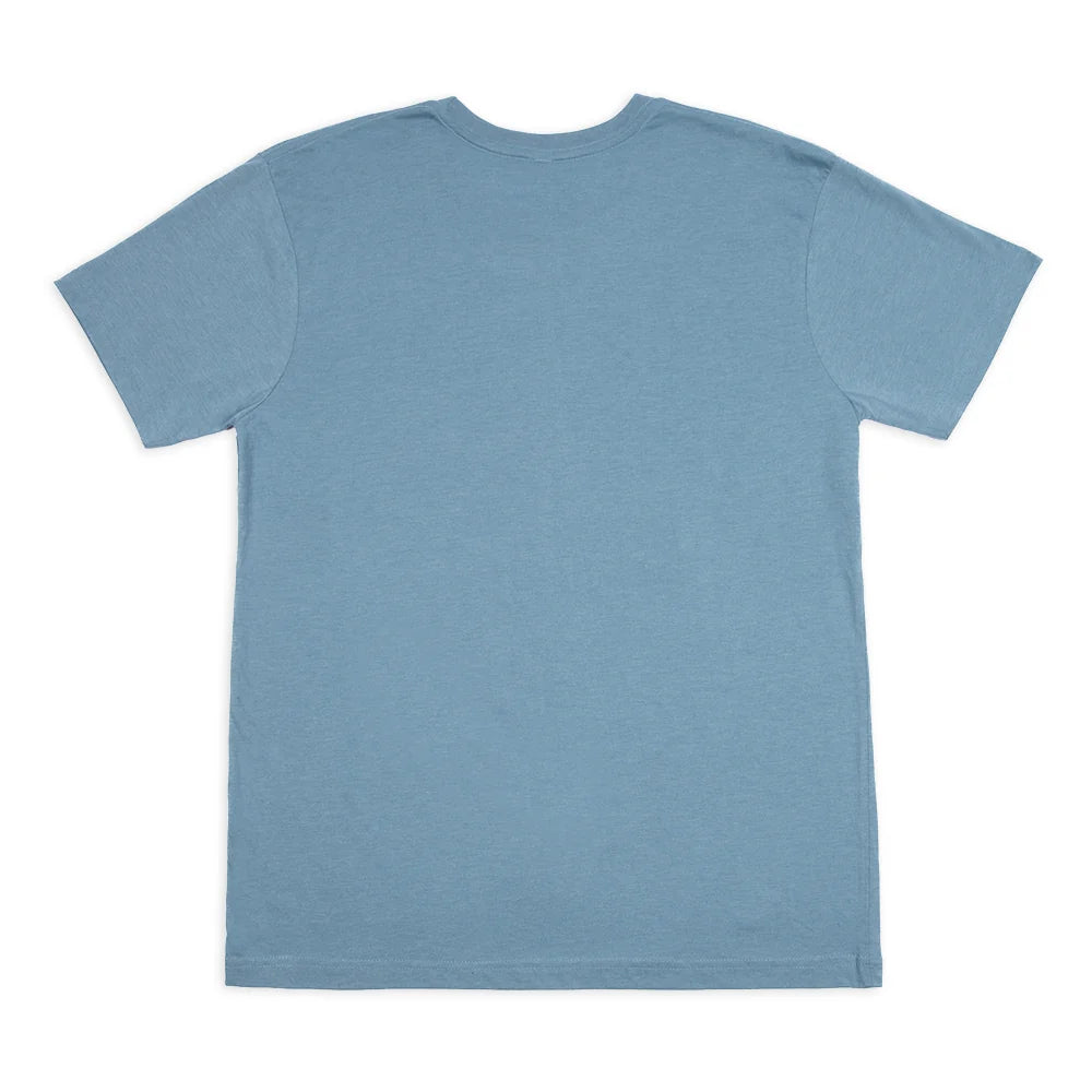 Folded view of the t-shirt displaying the vibrant color options