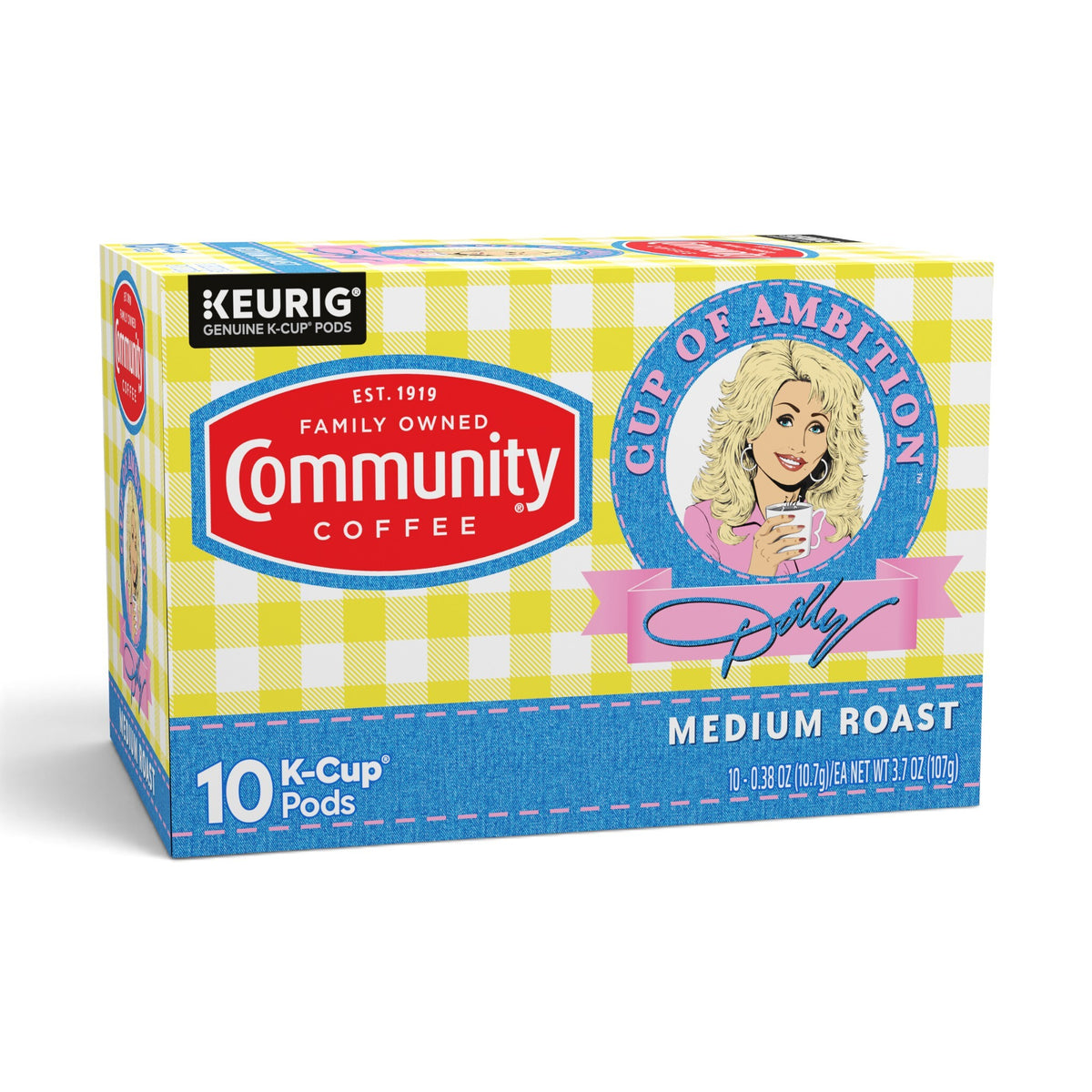 Dolly Parton’s Cup of Ambition™ with Community Coffee® Medium Roast Keurig® K-Cup® Pods 10 ct Box