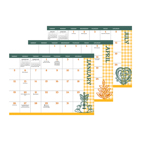 Dolly Parton 2025 Monthly Pocket Planner