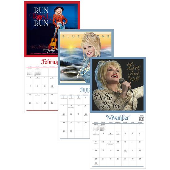 Dolly Parton 2025 Wall Calendar: A Collection of Iconic Album Covers