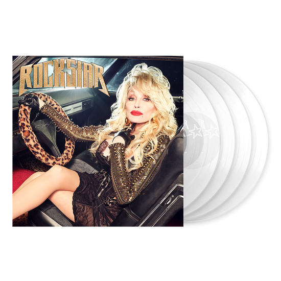 Rockstar 4LP Dolly Hot Rod Cover Clear Vinyl Box Set