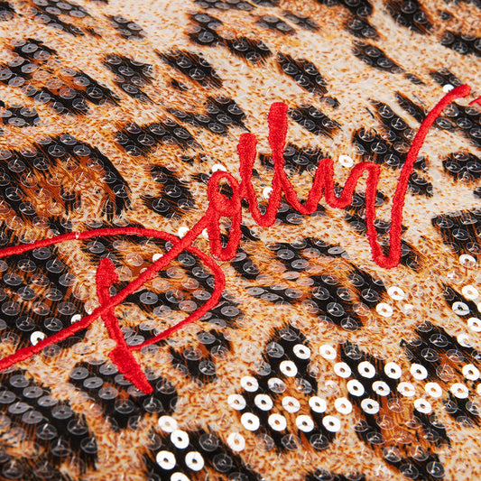Dolly Parton Tote Leopard Print Sequin-2