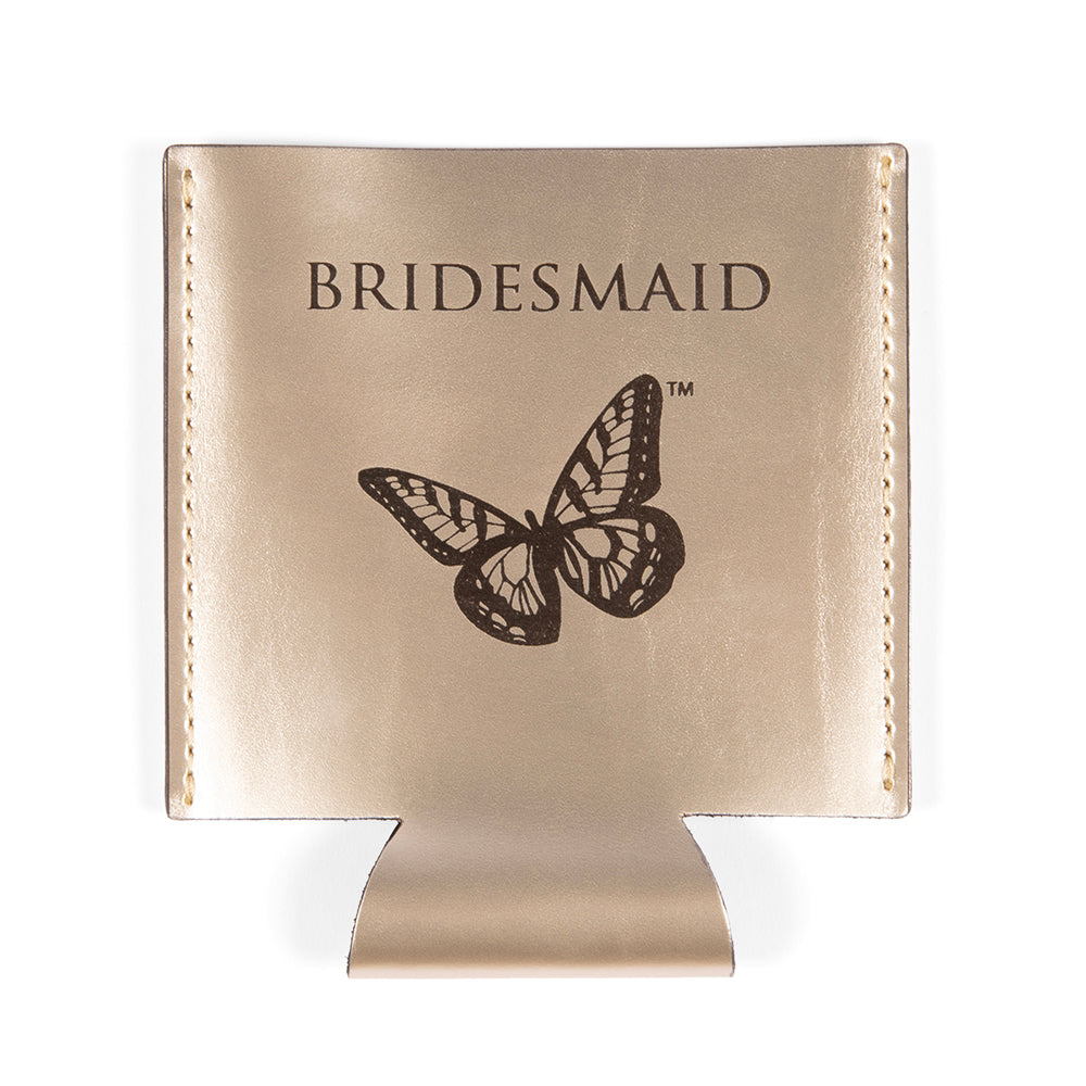Dolly Parton Can Cooler - Bridemaids  - Pearl Platinum-Blk Script -