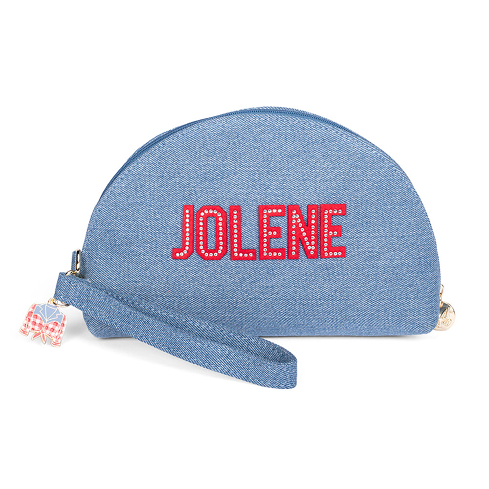 Dolly Parton Cosmetic Bag Jolene - Denim -