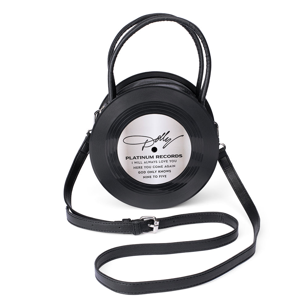 Dolly Parton Bag Platinum and Gold Vinyl  - Black -