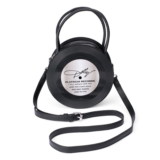 Dolly Parton Bag Platinum and Gold Vinyl  - Black -