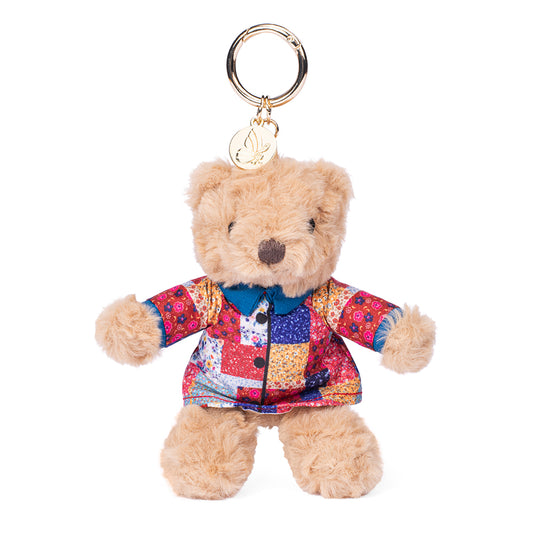 Dolly Parton Keychain Plush Bear Patches Coat   -  -