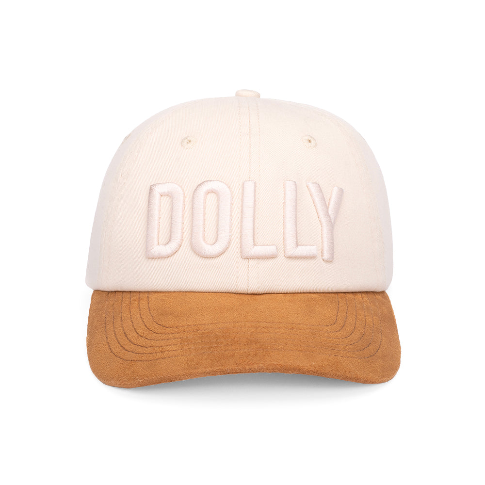 Dolly Parton Trucker Hat 3D Logo (Suede) - Natural -