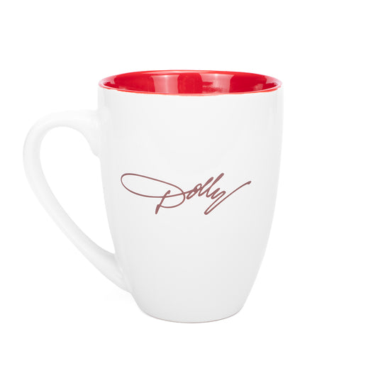Dolly Parton Denim Country Latte Mug Large Rose-2