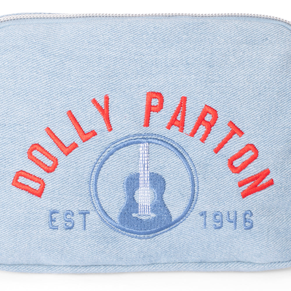 Dolly Parton Crossbody Est. 1946 Denim-2