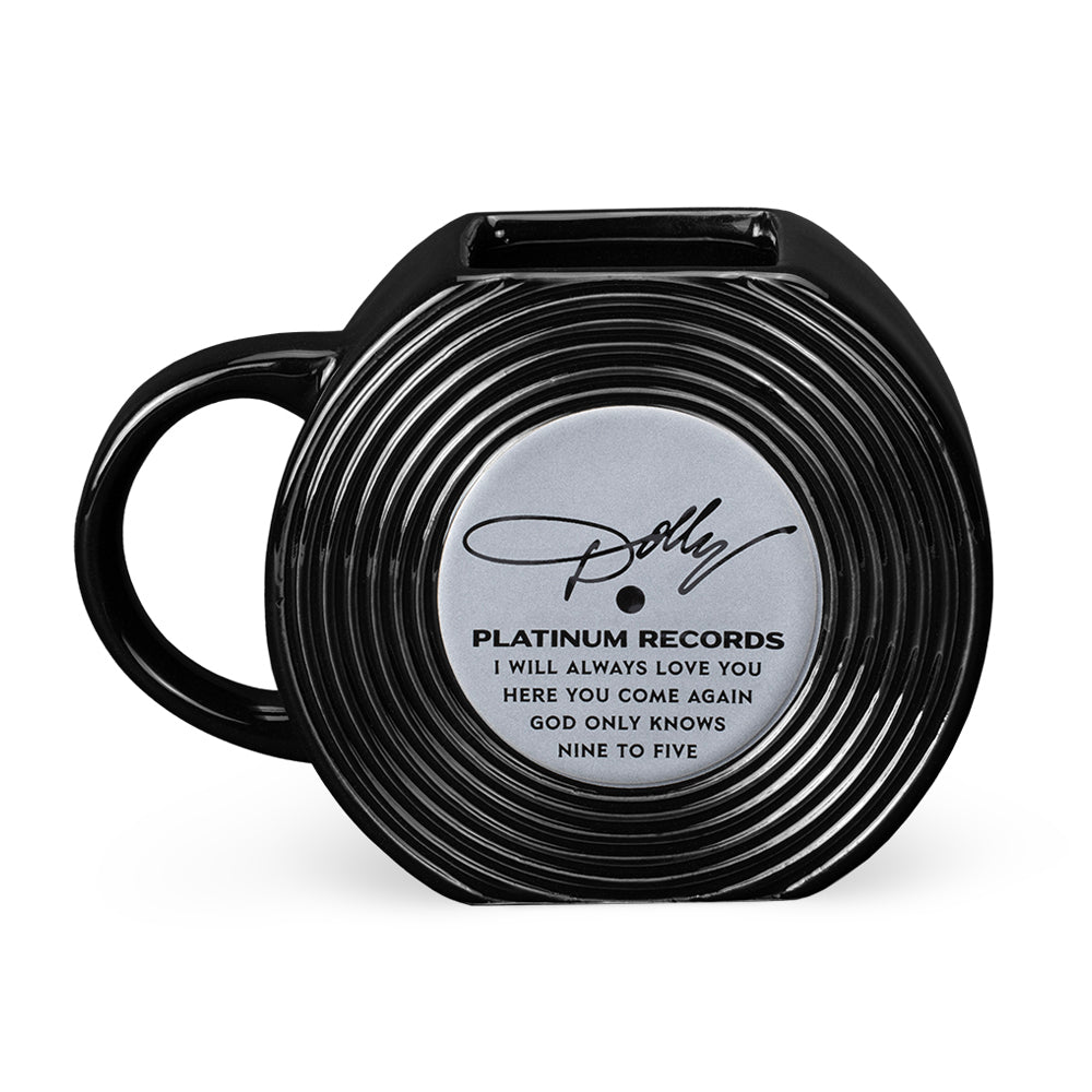 Dolly Parton Mug Platinum & Gold Record  -  -