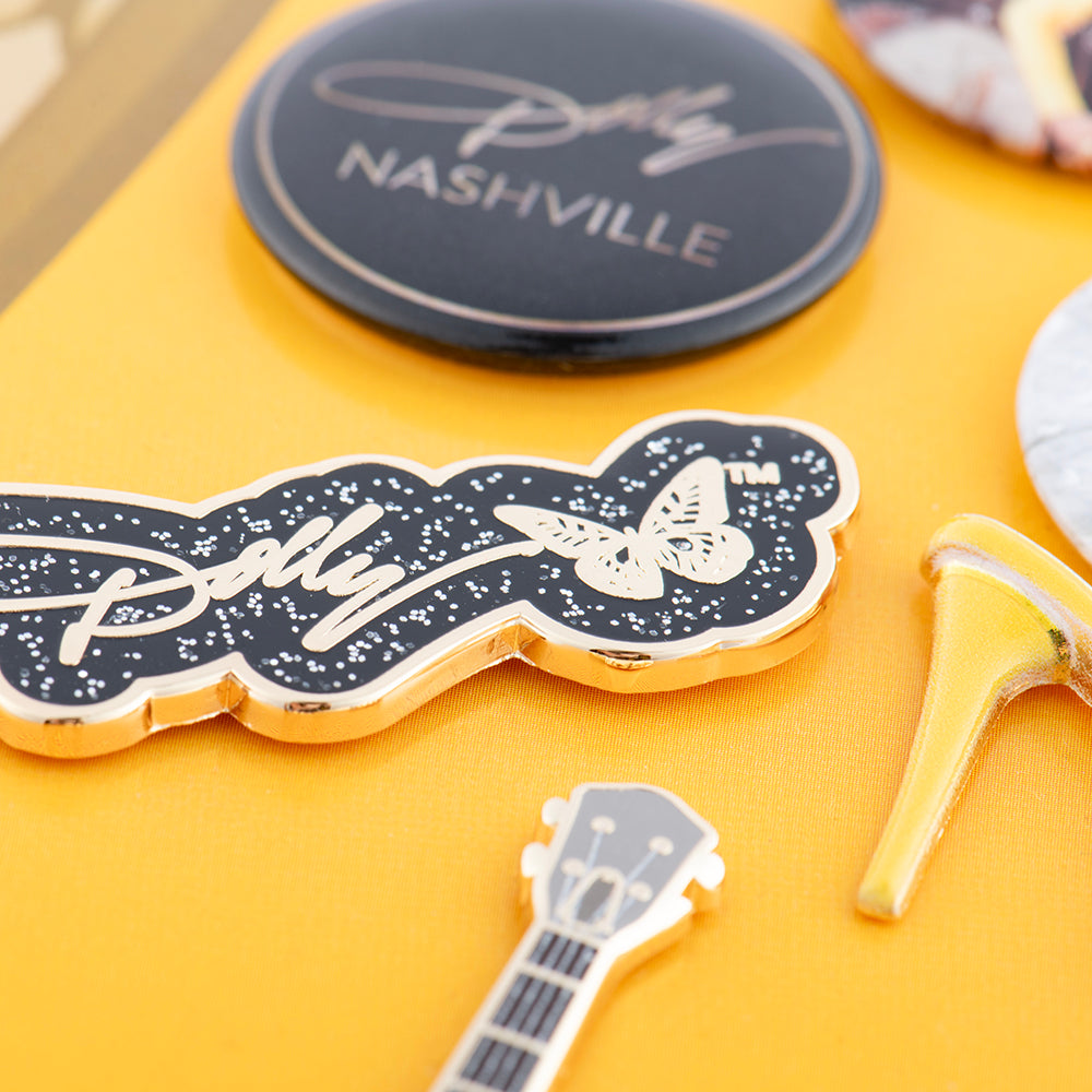 Dolly Parton Pin Set Guitar - Set of 6-3