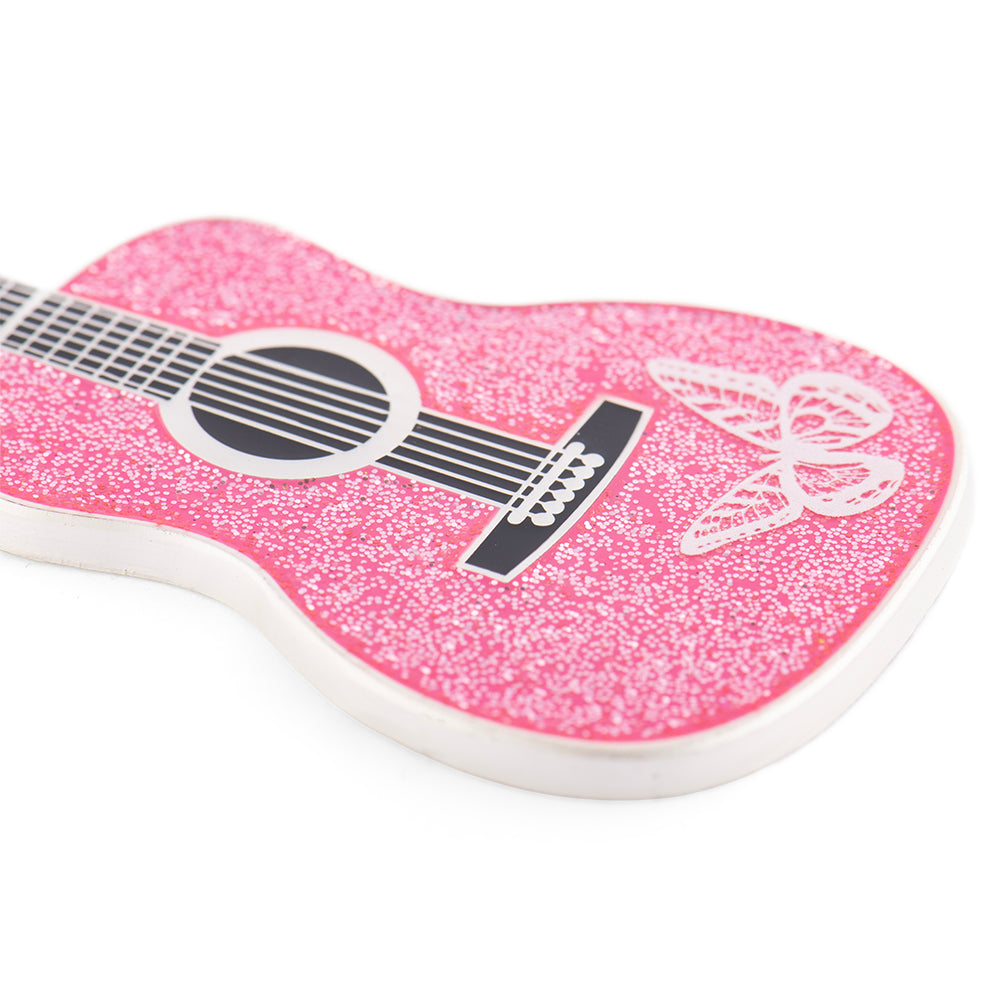 Dolly Parton Ornament Butterfly Guitar Glitter-2