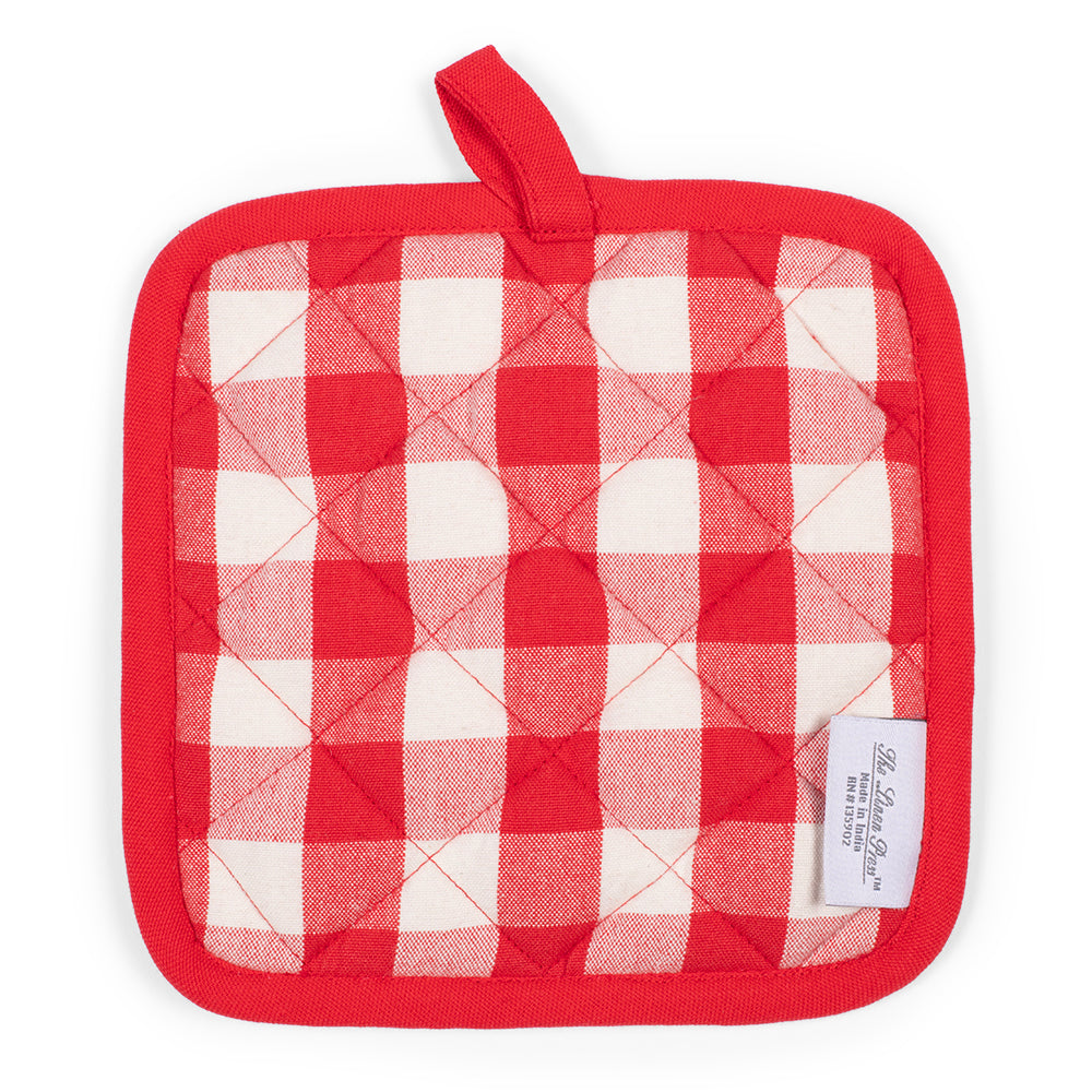 Dolly Parton Pot Holder Country Rose Gingham Square-3