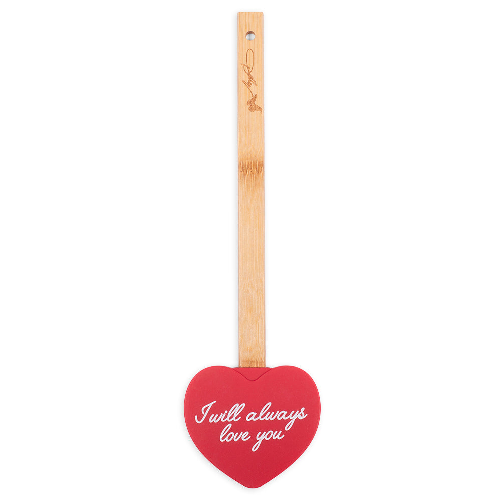 Dolly Parton Spatula I Will Always Love You Heart  - Red -