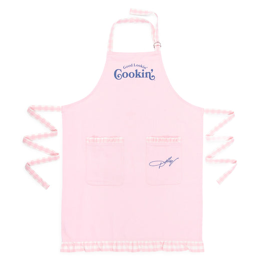 Dolly Parton Apron Good Lookin' Cookin' Pink  -  -