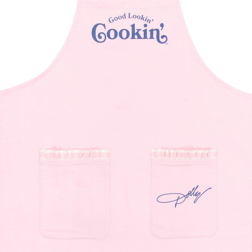 Dolly Parton Apron Good Lookin' Cookin' Pink-2