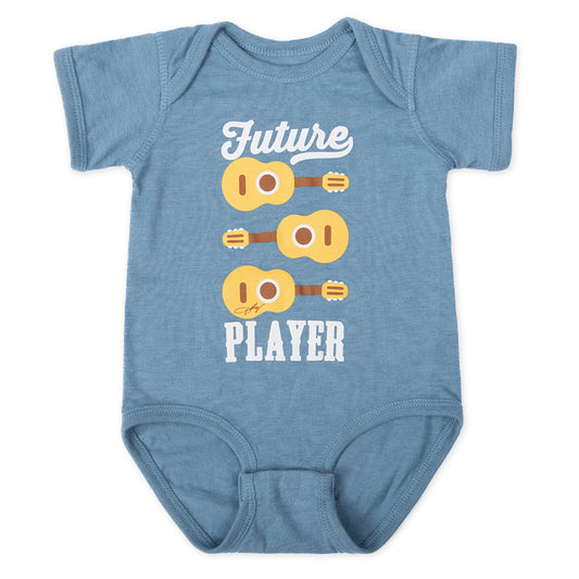 Dolly Parton Baby Bodysuit Future Player - Vintage Indigo - 6M
