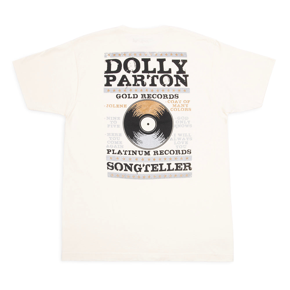 Dolly Parton Tee Platinum & Gold  - Cream - XL