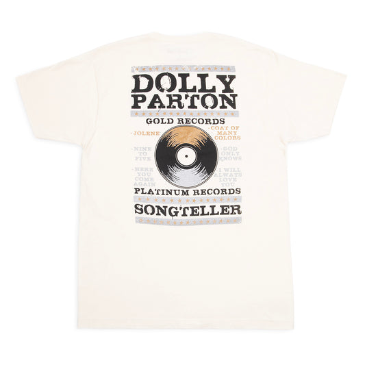Dolly Parton Tee Platinum & Gold  - Cream - XL