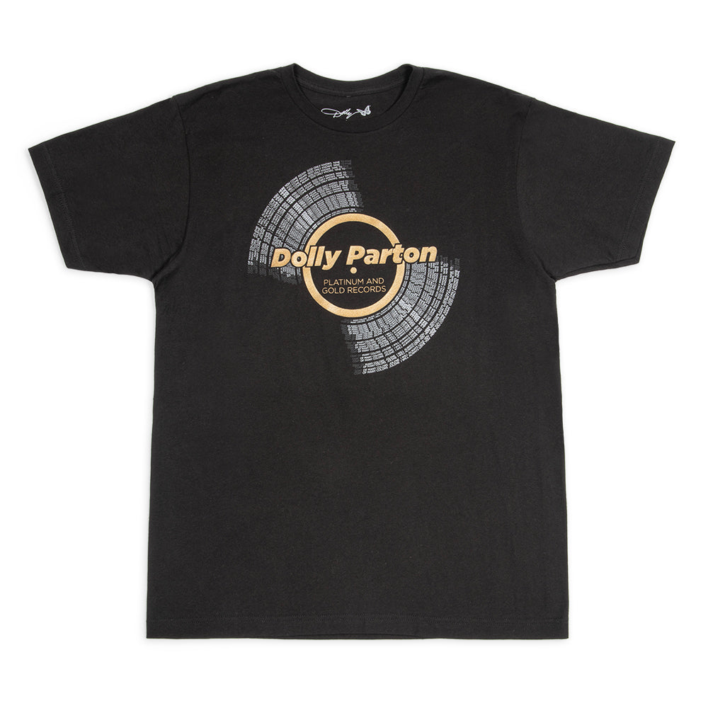 Dolly Parton Tee Platinum & Gold Record