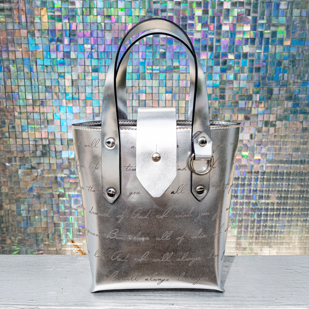 Dolly Parton x Morgan Rhea “I Will Always Love You”  Silver Avie Lee Handbag