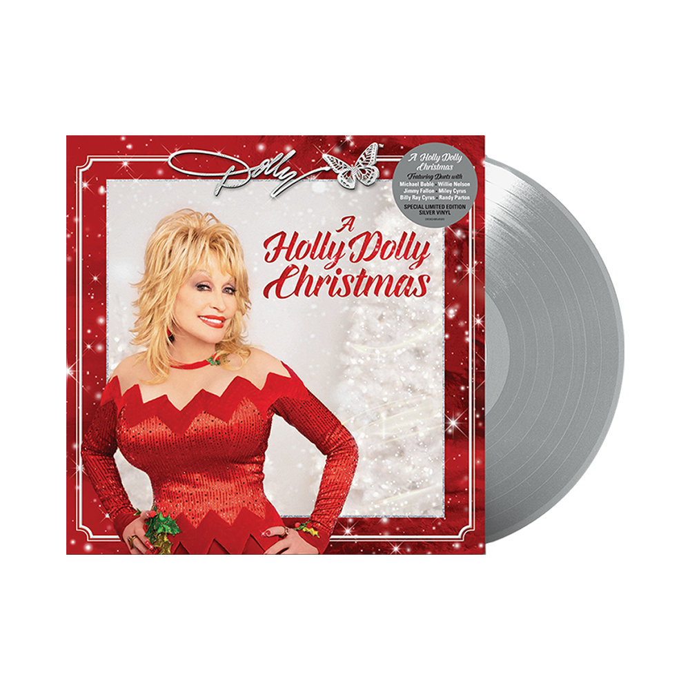 Dolly Parton’s ’A Holly Dolly Christmas’ Album on Silver Vinyl 1LP