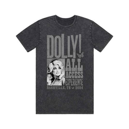 Official Dolly Parton Merchandise. Premium 100% cotton unisex t-shirt with a relaxed fit featuring a classic photo of Dolly Parton.