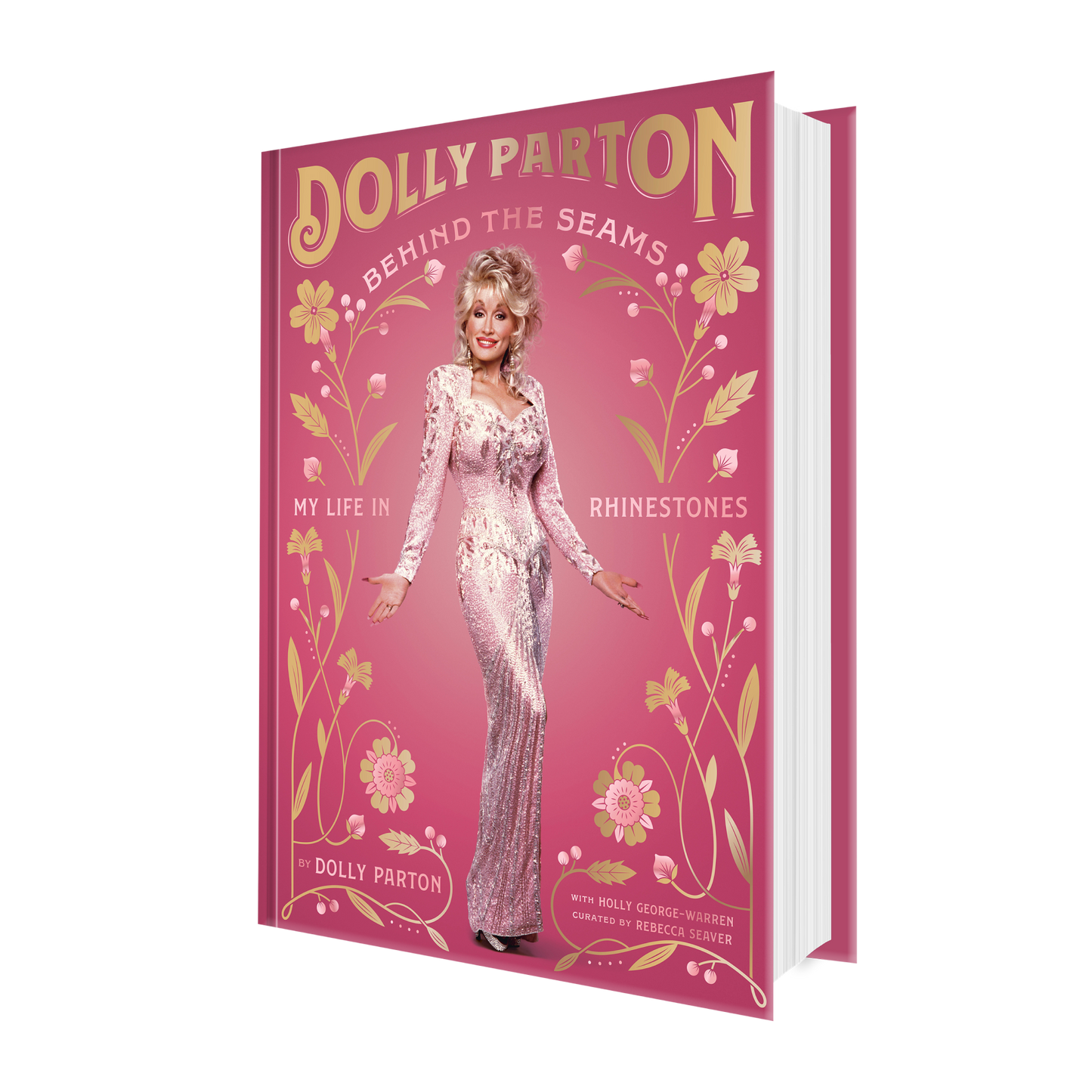 Dolly Parton Behind The Seams Hardcover Book cover for ’Dollyton Being the Stars’