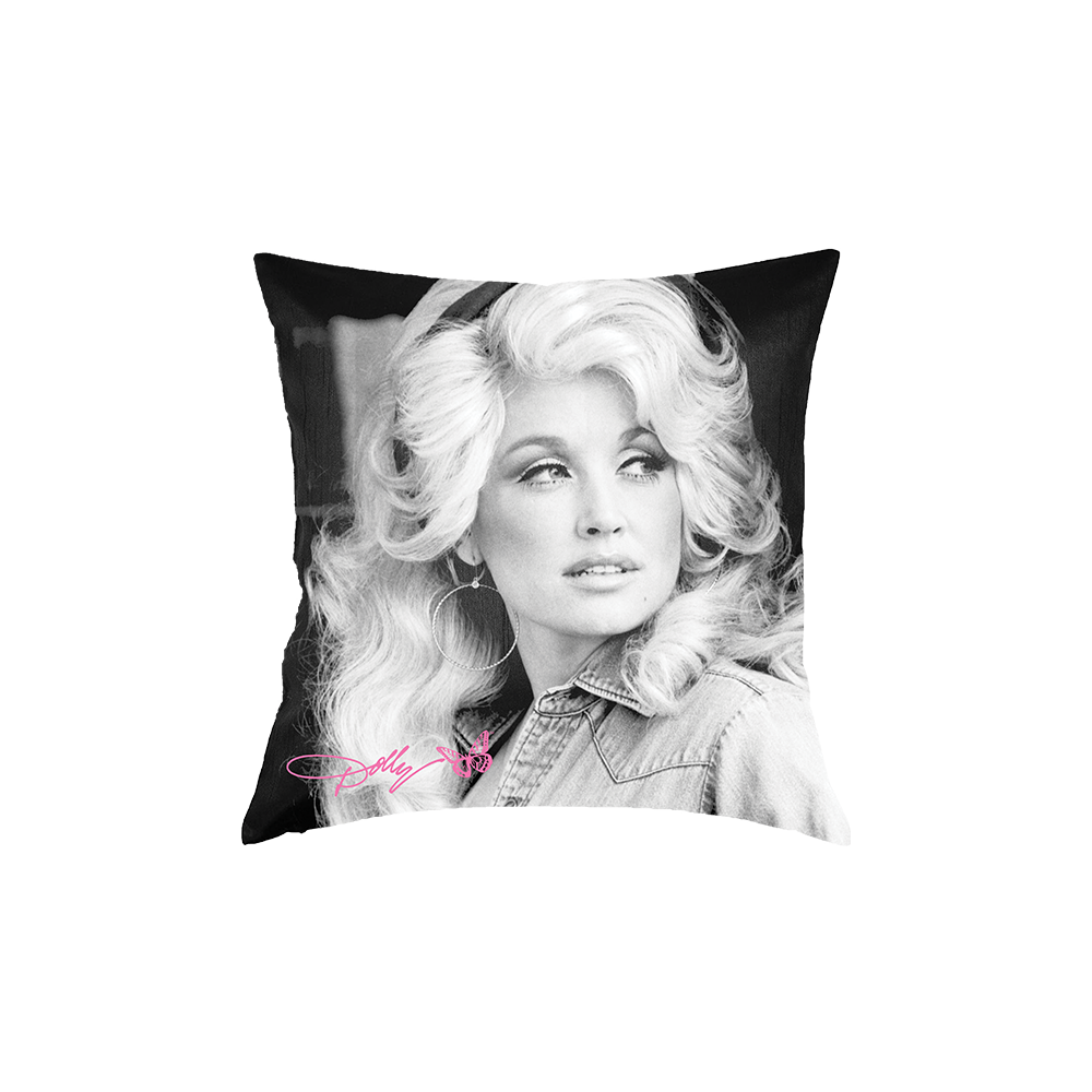 Marilyn Monroe portrait plush throw pillow case - perfect home decor for Dolly Parton fans