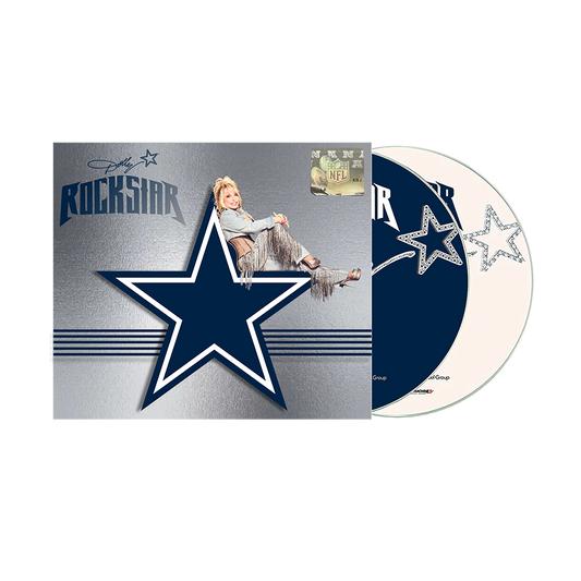 Dallas Cowboys logo on Rockstar 2CD Limited Edition vinyl, a special collector’s item