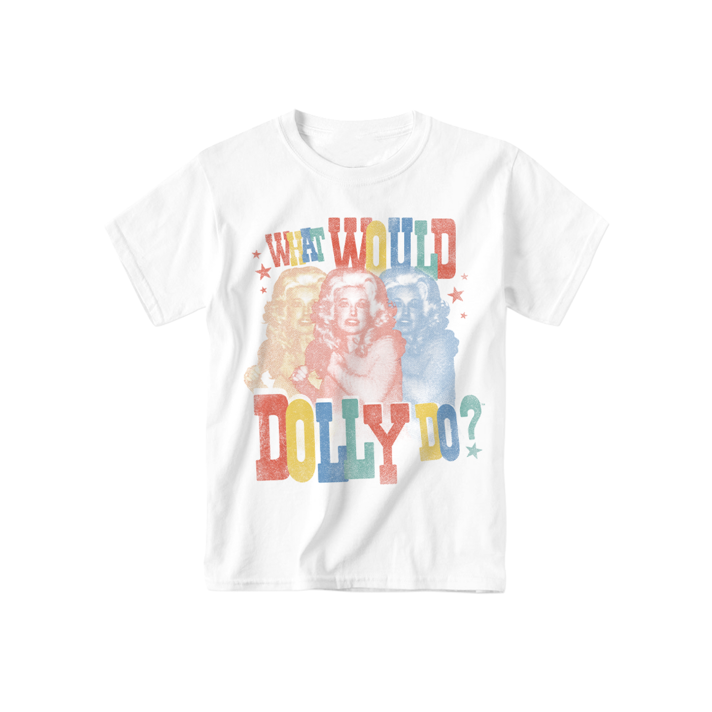 WWDD Triple Youth Tee - White T-Shirt with ’What Do You??’ Graphic Design