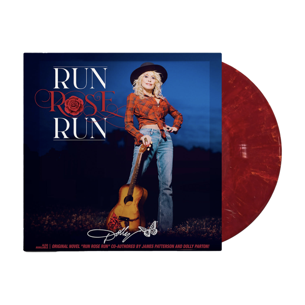 Load image into Gallery viewer, Run, Rose, Run Red Marble Vinyl Album
