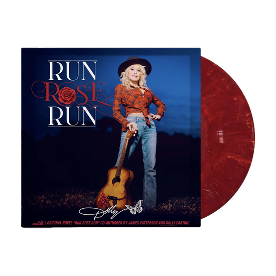 Run, Rose, Run Red Marble Vinyl Album
